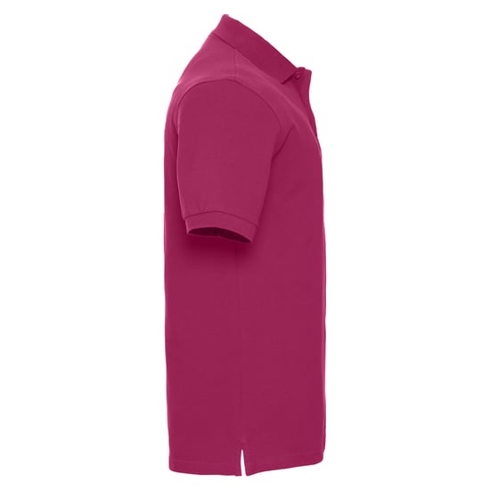 Russell Heren Klassiek Piqué Katoenen Polo Shirt (Fuchsia) - Image 3