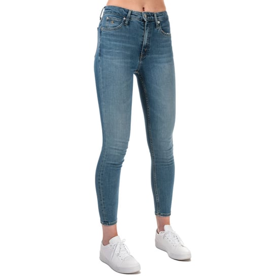 Women's Calvin Klein CKJ High Rise Skinny Jeans Blue 27 inchin Blue