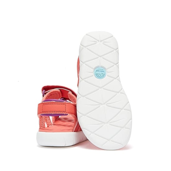 Jongens Meisjes Timberland Perkins Row 2-Strap Jeugd Donker Roze Sandalen - Image 4