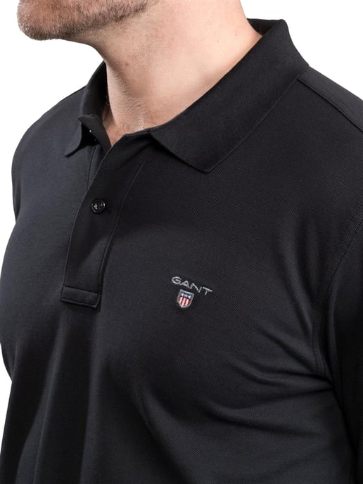 Gant | Mens Long Sleeve Polo Shirts - Image 4