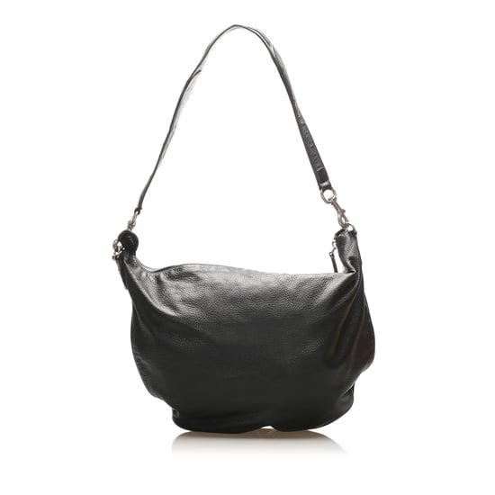 Vintage Gucci Leather Hobo Bag Black - Image 3