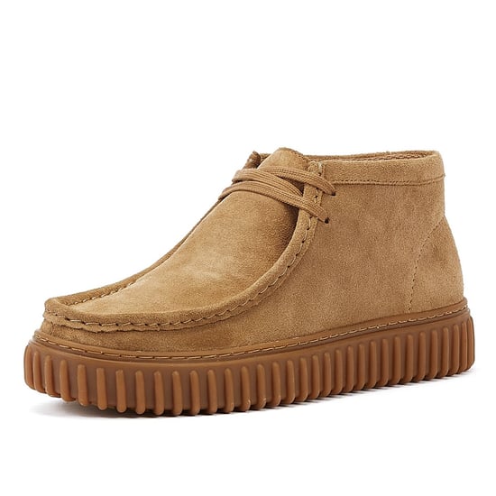 Clarks Torhill Hi Suede Heren Bruin Laarzen - Image 3