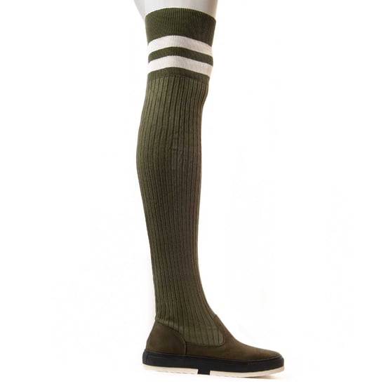 Montevita Platform Boot Bottavita3 In Green - Image 2