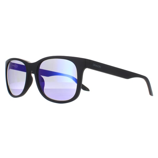 Dragon Rectangle Mens Black Lumalens Blue Ionized Eden