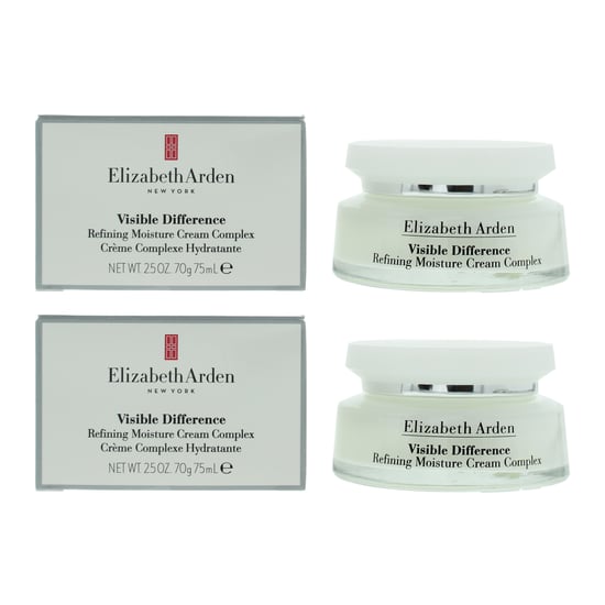 Elizabeth Arden Visible Difference Refining Moisture Cream Complex 75ml X 2