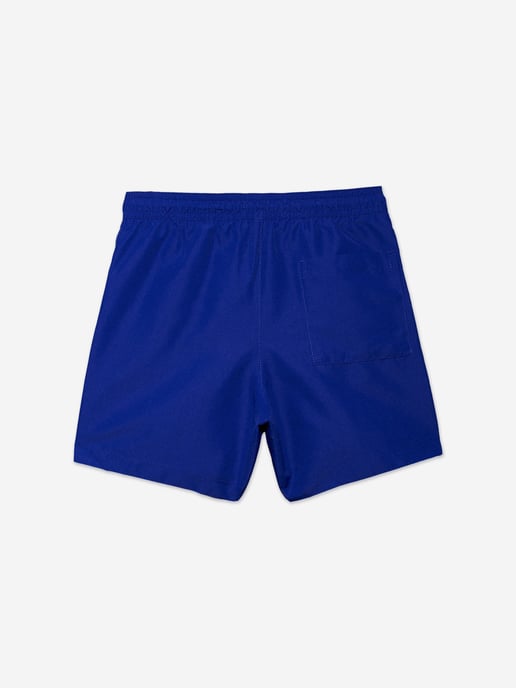 Calvin Klein Boys Medium Drawstring Swim Shorts in Blue