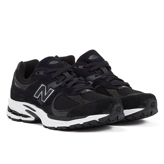 New Balance 2002 Suede Black Trainers - Image 1