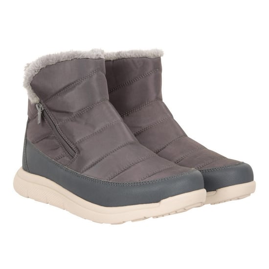 Mountain Warehouse Womens/Ladies Boston Fleece Lined Snow Boots (Grey) - Image 3