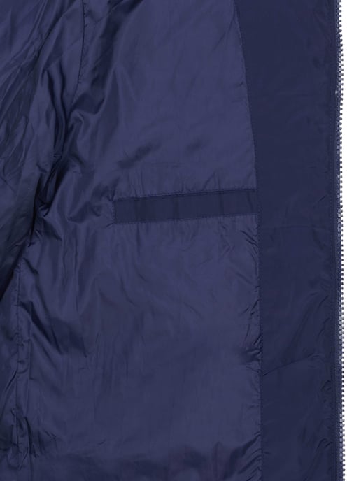 Plein Sport Bold Back Logo Padded Navy Blue Jacket - Image 5