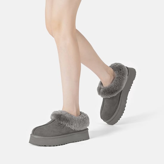 EVER AU Australia Women Topknot Leather Slippers