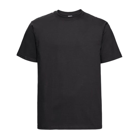 Russell Mens Classic Combed Cotton Heavyweight T-Shirt (Black) - Image 1