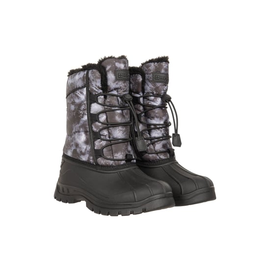 Mountain Warehouse Childrens/Kids Whistler Adaptive Stars Snow Boots (Monochrome)