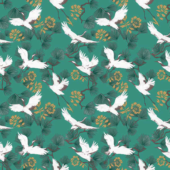 Demoiselle Botanical Printed Wallpaper - Image 3