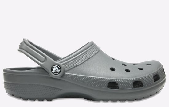 Crocs Classic Croslite Gummi Skiffergrå Tofflor - Image 1