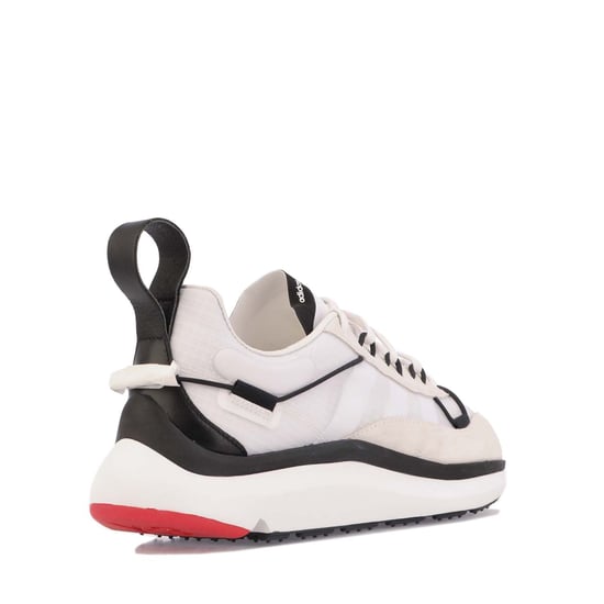 Men's Y-3 Shiku Run Trainers in White Black