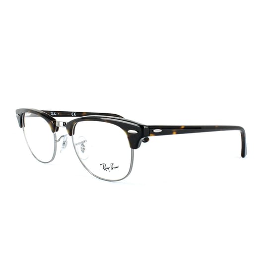 Ray-Ban Glasses Frames 5154 Clubmaster 2012 Dark Havana 49mm - Image 2