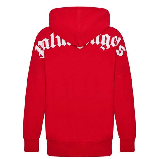 Palm Angels Classic Logo Red Hoodie - Image 2