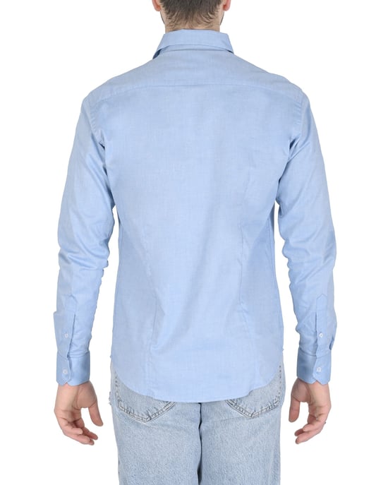 19V69 Italia Mens Shirt Filafil Light Blue