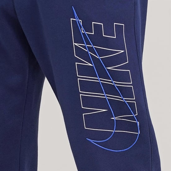 Nike Mens Club Tracksuit Set In Navy - Image 4