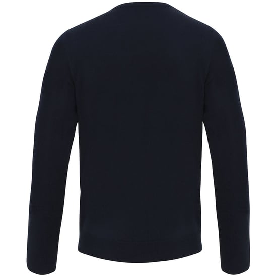 Premier Mens Essential Acrylic V-Neck Sweater (Navy) - Image 2