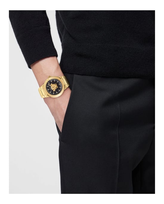 Versace Medusa Infinite Gent Men's Gold Watch VE7E00623 - Image 3