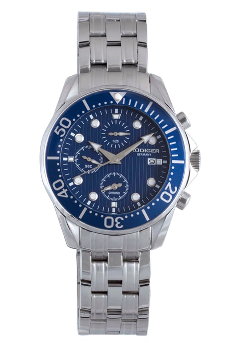 Rudiger: Mens Chemnitz Blue Watch
