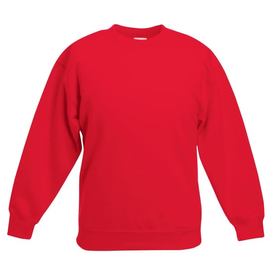 Fruit Of The Loom Kids Unisex Premium 70/30 Sweatshirt (Red)