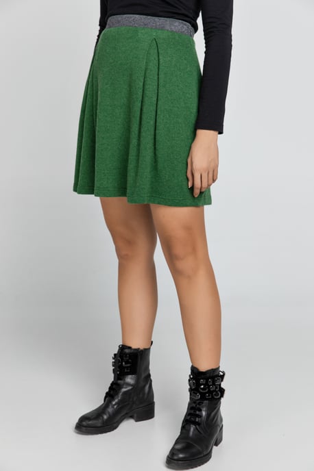 Green Mini Skirt