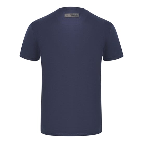 Plein Sport PS78 Design Logo Navy Blue T-Shirt - Image 2