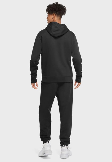 Nike Mens Club Tracksuit Set In Black - Image 2
