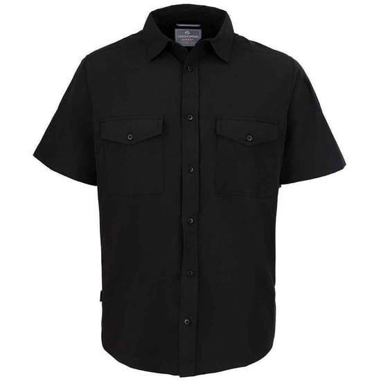 Craghoppers Mens Expert Kiwi Short-Sleeved Shirt (Black)