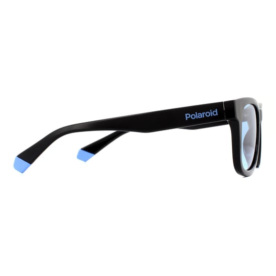 Polaroid Kids Square Kidss Black Blue Blue Polarized Sunglasses