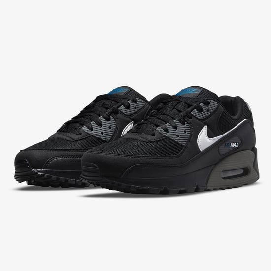 Nike Air Max 90 Men’s Trainers in Black/White/Marina/Iron Grey - Image 3