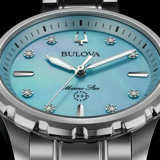 Bulova Marine Star Dames Horloge Zilverkleurig 96P248 - Image 4