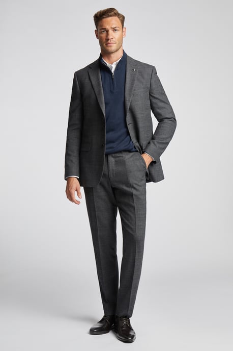 Slim Fit Semi Plain Jacket - Image 6