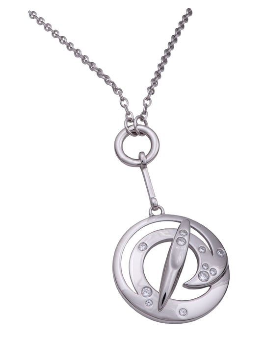 Orphelia Dames 925 Sterling Zilveren Ketting met Hanger - Zilver ZH-4494 - Image 3