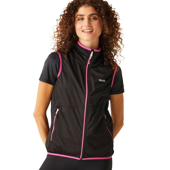 Regatta Womens/Ladies Body Warmer (Black/Flamingo Pink)