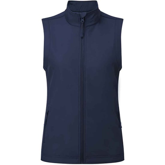 Premier Womens/Ladies Windchecker Gilet (Navy) - Image 1