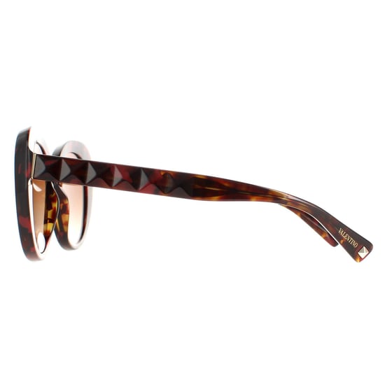 Valentino Butterfly Womens Red Havana Brown Gradient VA4113 Sunglasses
