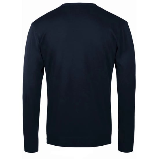 SOLS Heren Gouden Gebreid V Hals Vest (Marine) - Image 2