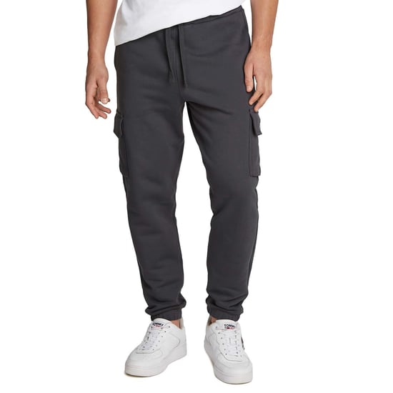 Men's Tommy Hilfiger Regular Badge Cargo Pants in Grey