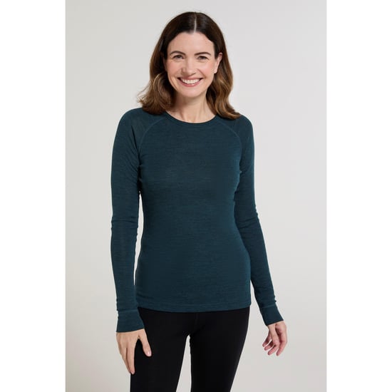 Mountain Warehouse Dames/Dames Merino II Thermo Top (Teal) - Image 1