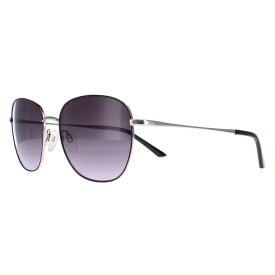 Elle Rimless Womens Black Grey Gradient 14893