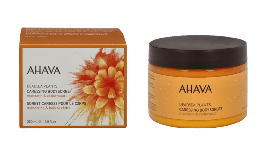 Ahava Deadsea Plants Caress. Body Sorb. Man. & Ced 350ml. - Image 1