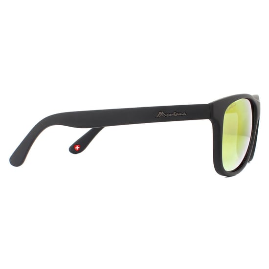 Montana Rectangle Unisex Black Revo Red Sunglasses - Image 4