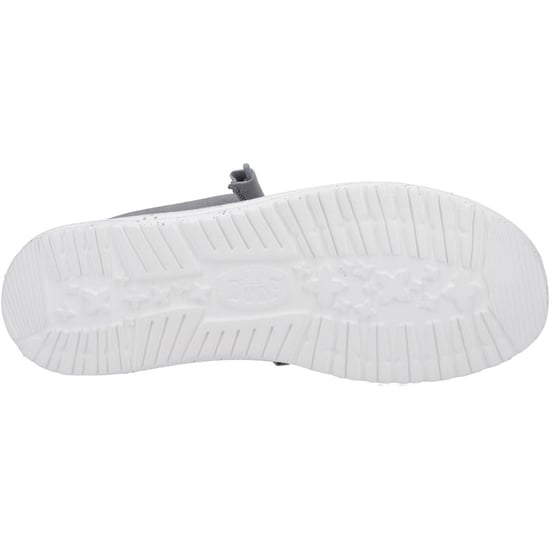 HEYDUDE Wally Canvas 100% Katoen Herenschoenen Licht Grijs - Image 3