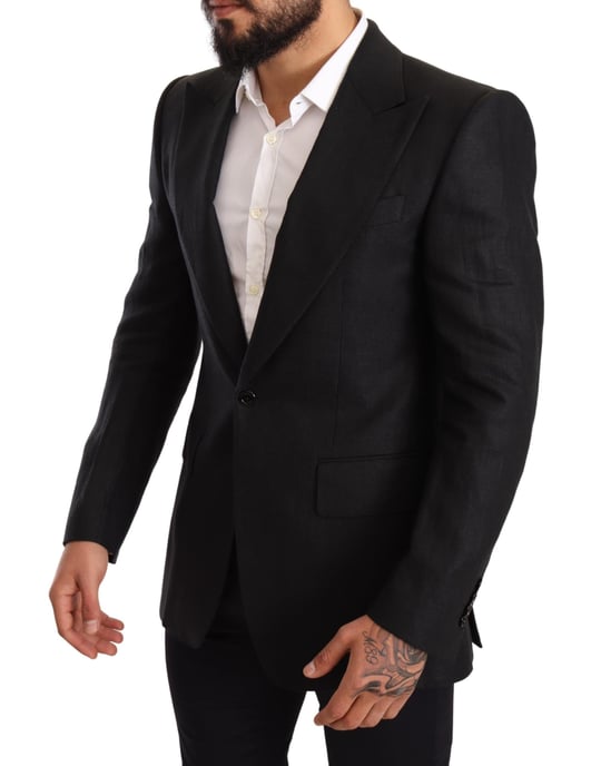 Linne Slim Fit Kappa Jacka Blazer - Image 2