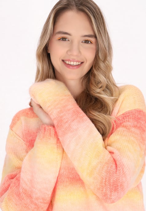 Mymo Jumper Dames Oranje Veelkleurig - Image 5