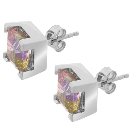 Orphelia Women's 925 Sterling Silver Stud Earrings - Silver CC-36 - Image 3