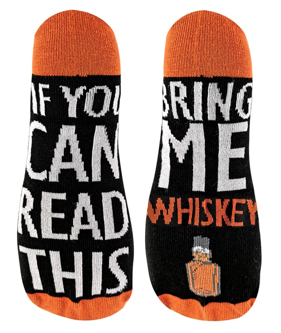 If You Can Read This Socks Bring Me Whiskey Socks - Image 1